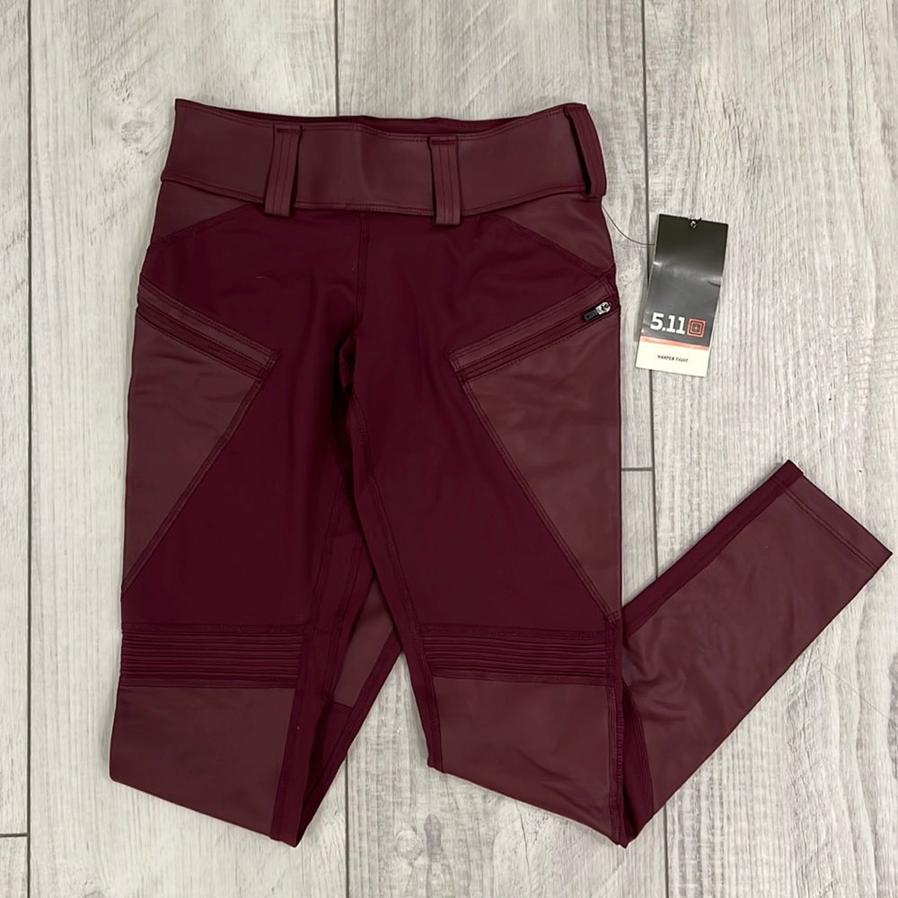 5.11 Harper Tights Burgundy
